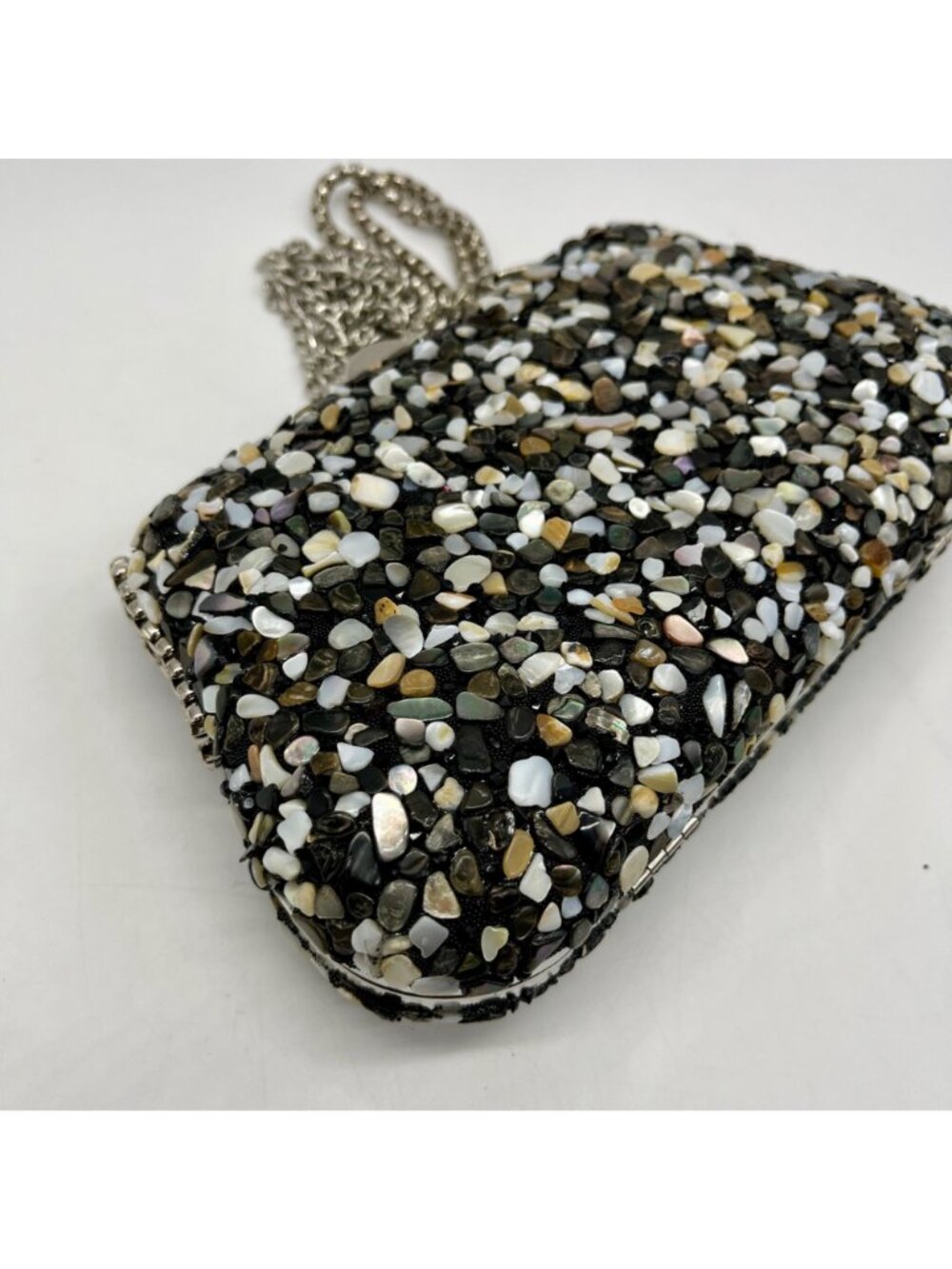 Nina Rock Candy Minaudiere Crystal Life Lock Clutch Bag - Picture 9 of 11